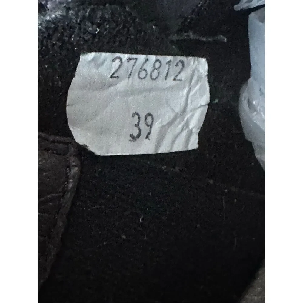 NAOT Helm Gray Black Ankle Boots Size 39 US 8-8.5